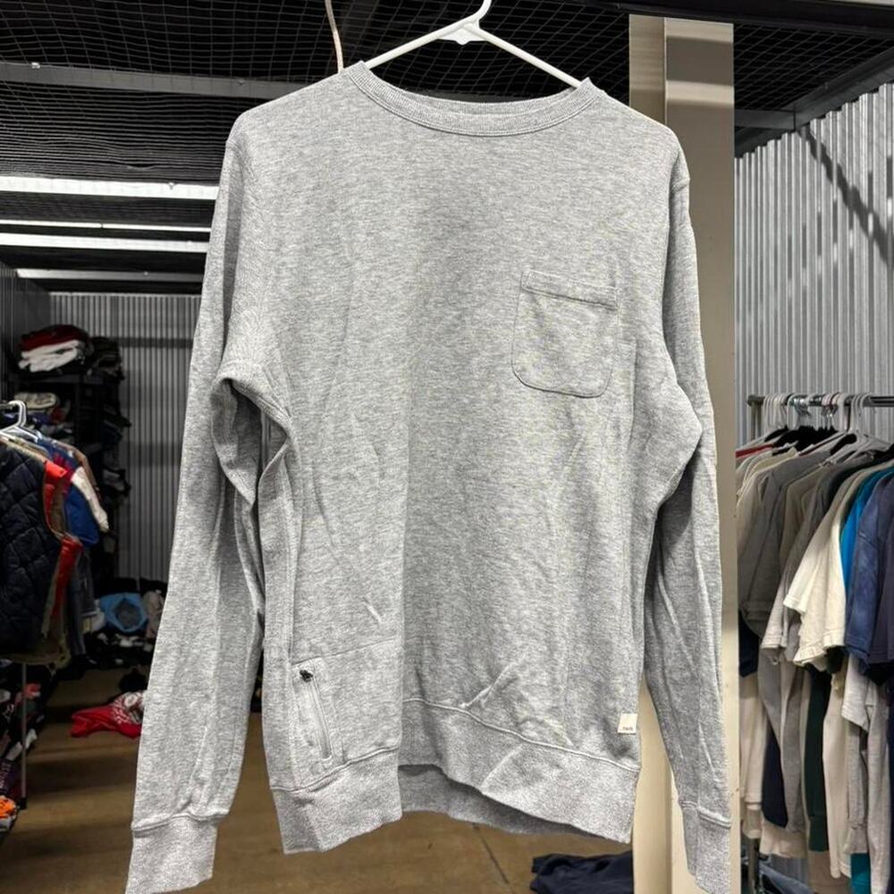 Vuori Jeffreys Grey Heather Pull Over Athletic Sweatshirt Size Men’s M